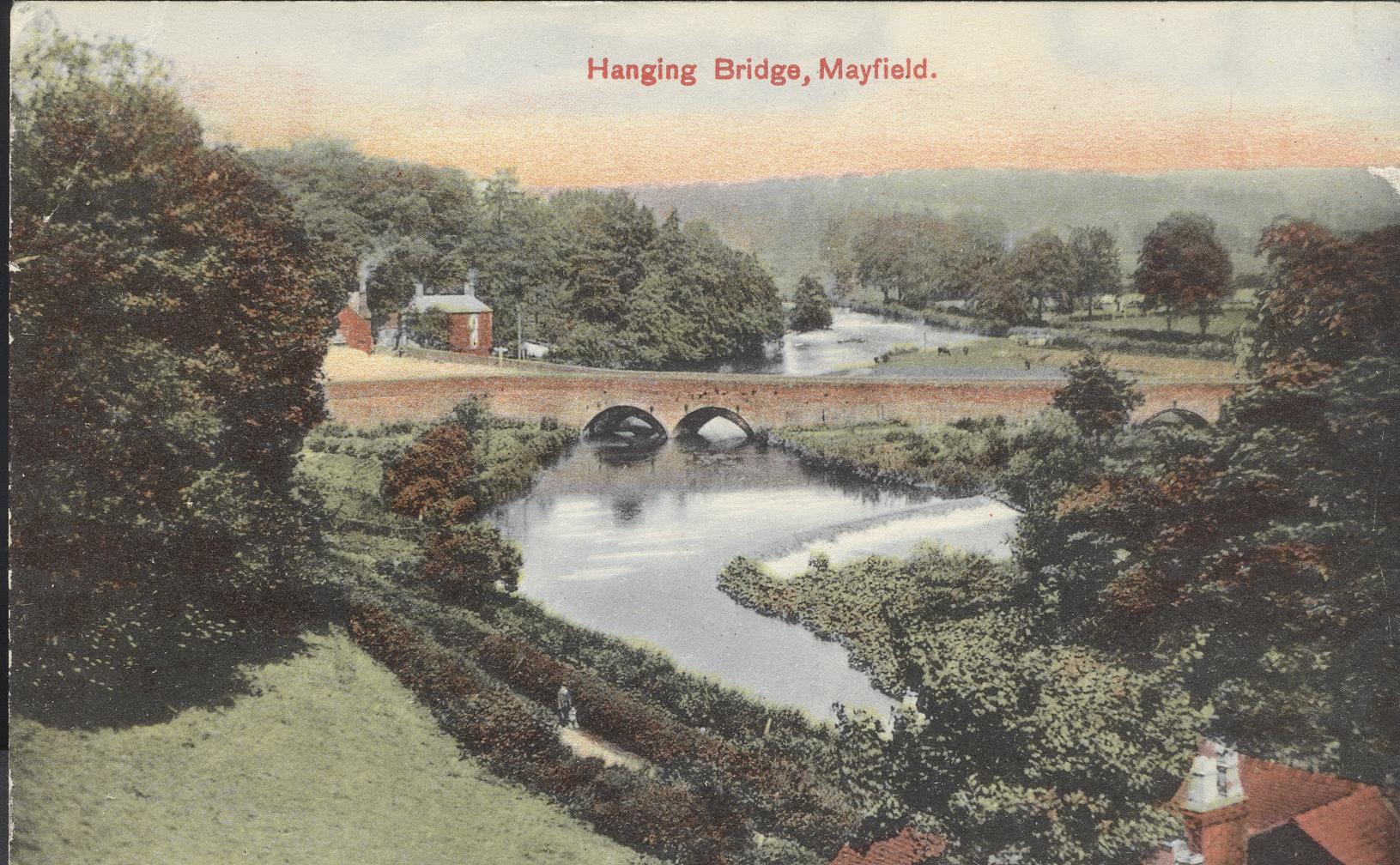 Coloured view of Hanging Bridge 001